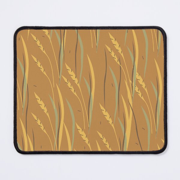 Item preview, Autumn hand drawn abstract cartoon wheat with leaves seamless pattern designed and sold by essskina.