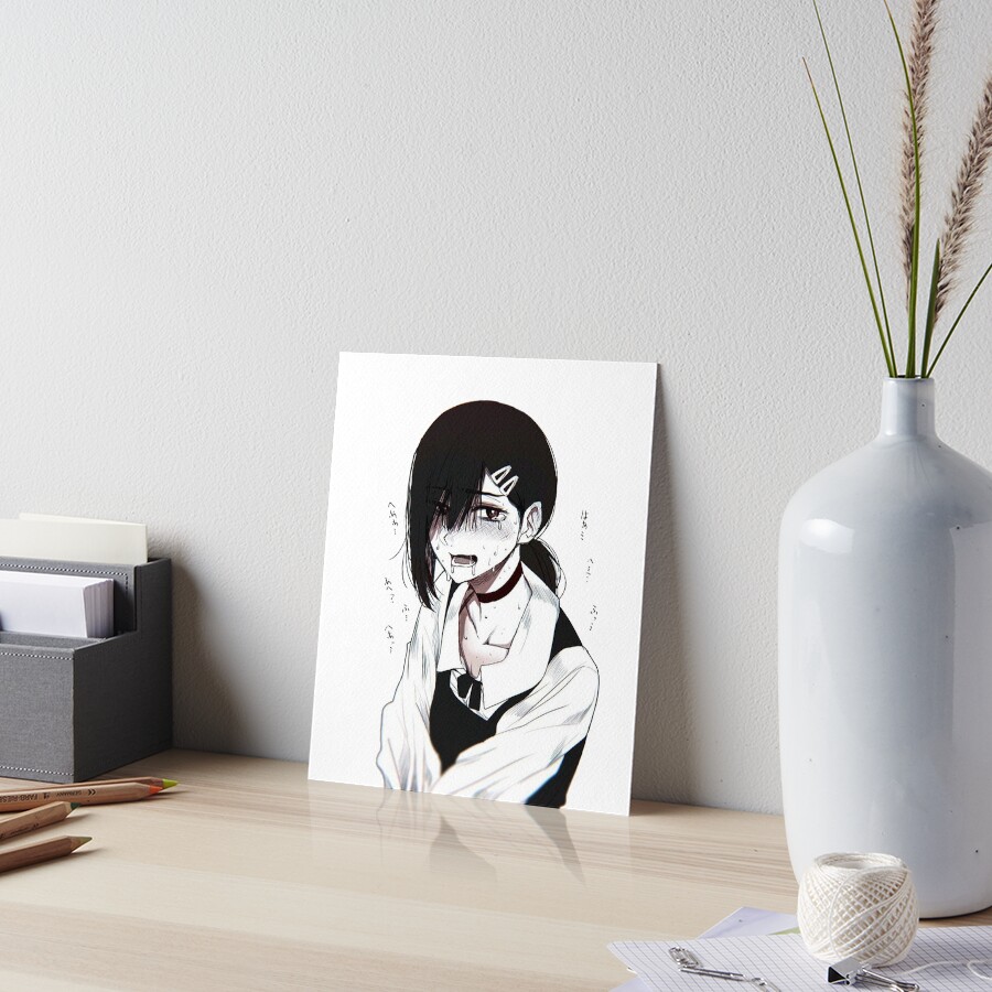 "chainsaw man kobeni crying" Art Board Print for Sale by YunesNj