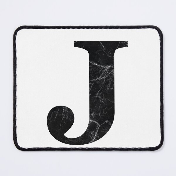 Item preview, lettre J Marble black designed and sold by ahmedbakkali.