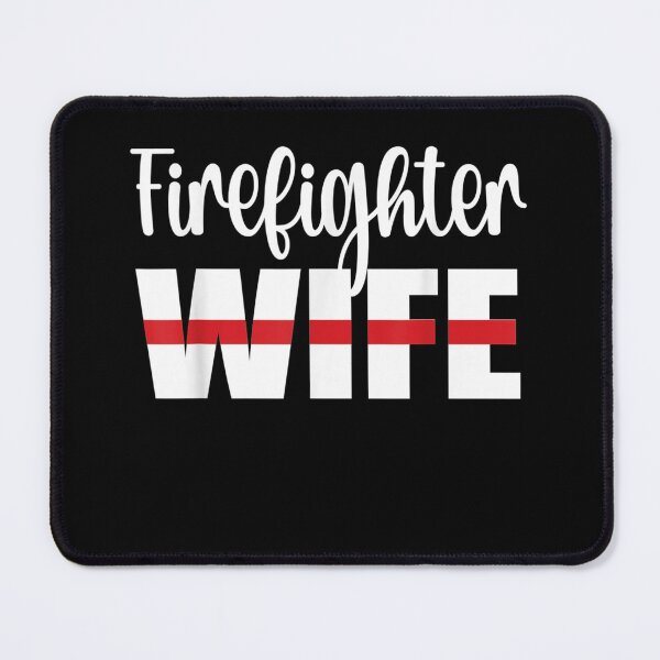 Item preview, Firefighter Wife Thin Red Line Husband Proud Fire Wife  designed and sold by AlvaShop.