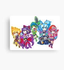 League of Legends - Arcade Skins Canvas Print