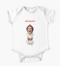 Santaaa!! Short Sleeve Baby One-Piece