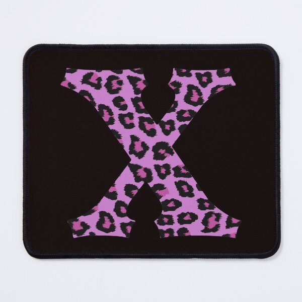 Item preview, Purple Letter X Leopard Cheetah Monogram Initial designed and sold by SqueakyRicardo.