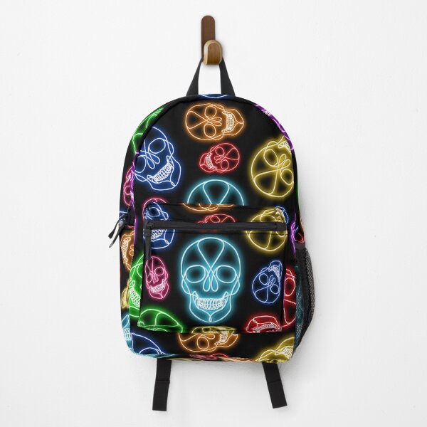 Item preview, Electric Neon Skulls Doodle designed and sold by Pear Tree Studio.