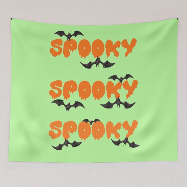 Item preview, Three Time Spooky Quote With Creepy Bats - Halloween designed and sold by TeesFashion.