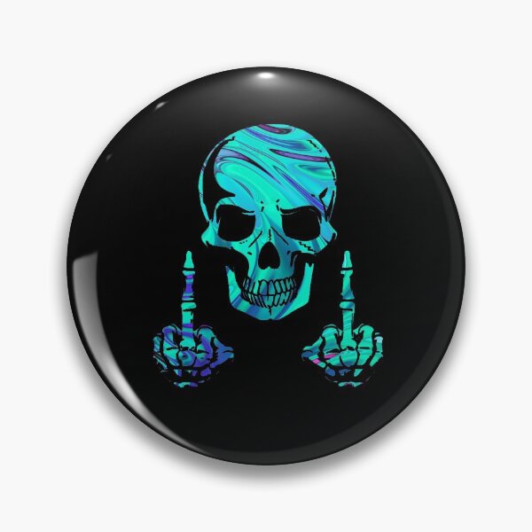 Item preview, Metallic Funny Skull designed and sold by freeArt10.