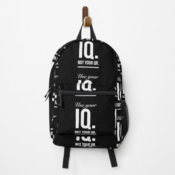 Item preview, USE YOUR IQ NOT QR designed and sold by GraffitiBomberZ.