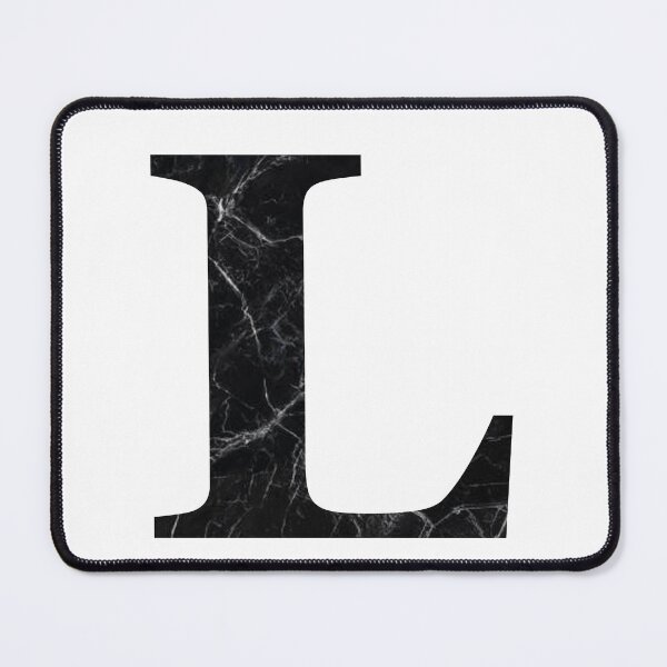 Item preview, lettre L Marble black designed and sold by ahmedbakkali.