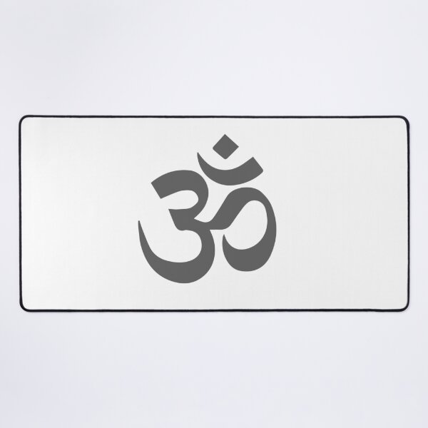 Item preview, Om symbol of Hinduism. Religious sign of buddhism. Aum symbol Isolated on white background. designed and sold by KsuWonder.