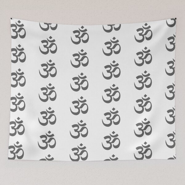 Item preview, Om symbol of Hinduism. Religious sign of buddhism. Aum symbol Isolated on white background. designed and sold by KsuWonder.