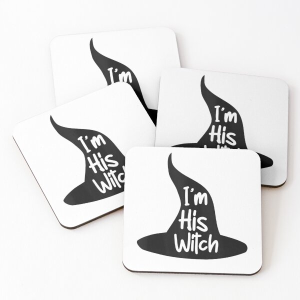 Item preview, Halloween Witch's Pointy Hat Couples I'm His Witch Costume Tank Top designed and sold by DieterShop.