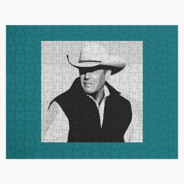 John Dutton (Kevin Costner) Yellowstone TV show Jigsaw Puzzle