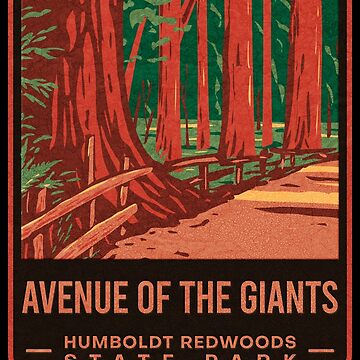 Artwork thumbnail, Avenue of the Giants Redwoods State Park by JordanHolmes