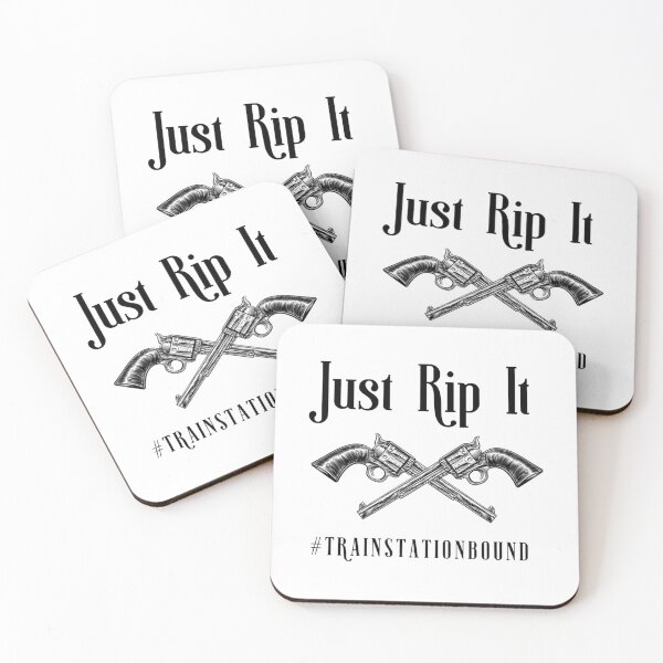 Item preview, Just Rip It Train Station Bound Yellowstone  Funny gift idea  designed and sold by GORDONLLC.