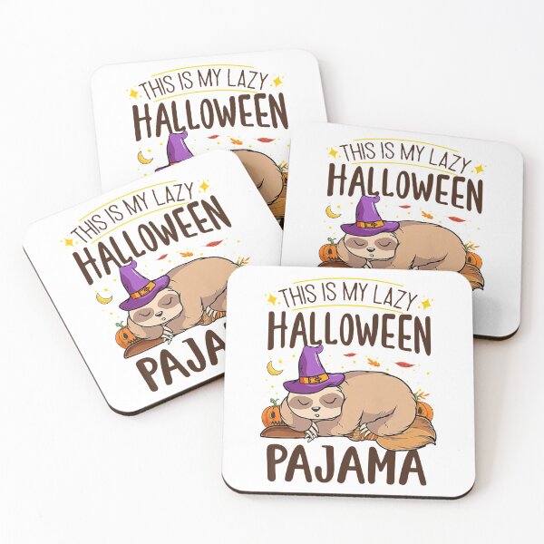 Item preview, This Is My Lazy Halloween Pajama  Funny Sloth Sleeping Premium  designed and sold by GerdaShop.
