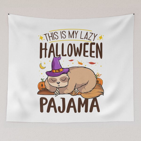 Item preview, This Is My Lazy Halloween Pajama  Funny Sloth Sleeping Premium  designed and sold by GerdaShop.