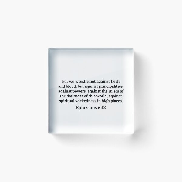 Aperçu de l'œuvre Éphésiens 6:12 - LSG créée et vendue par Optimism4U.