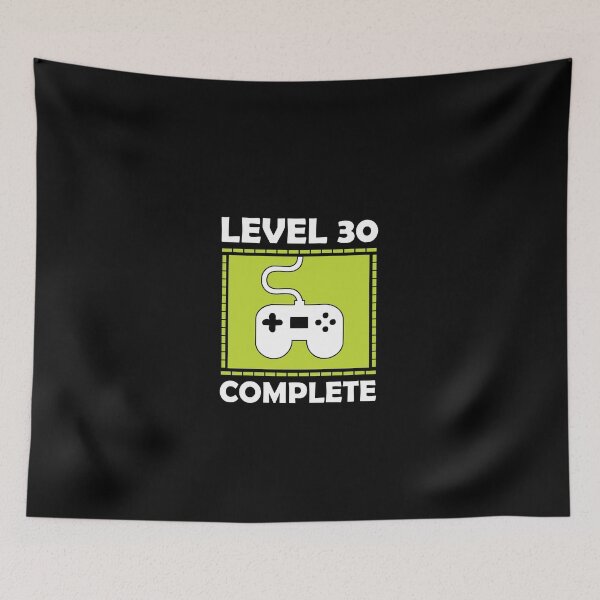 Item preview, Level 30 Complete Funny Video Games 30th Birthday designed and sold by THEBAGINDAZ.