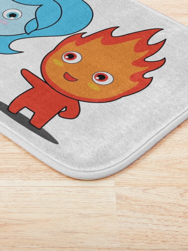 Cute Fire boy and Water girl Sticker for Sale by Chamika69