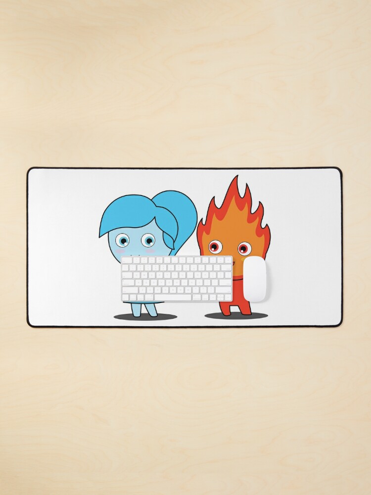 Cute Fire boy and Water girl Sticker for Sale by Chamika69