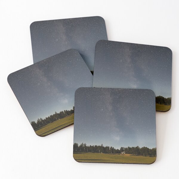 Item preview, Milkyway and moonlit landscape - Space - Beutiful. designed and sold by RolandWidin.
