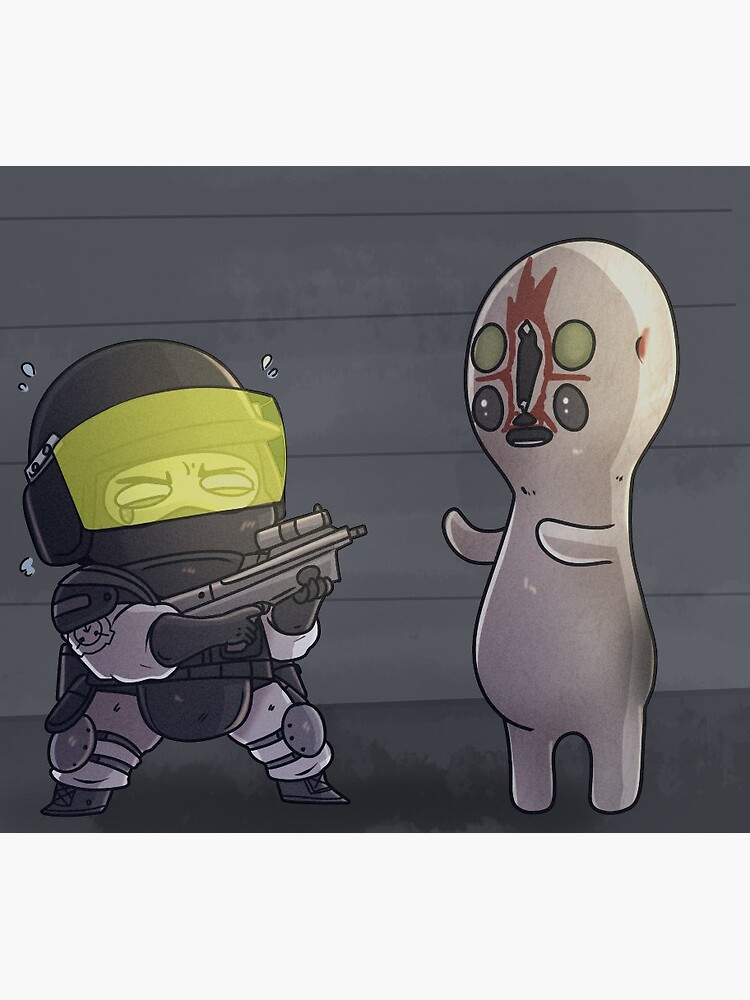 SCP-173 Chibi Postcard for Sale by Foxcada