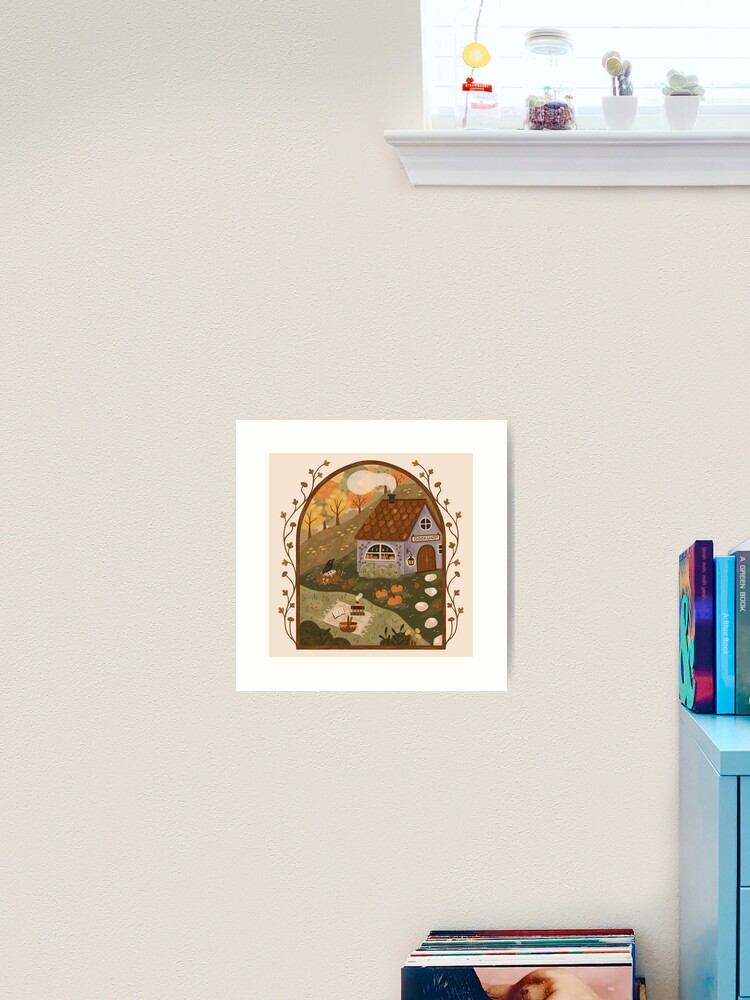 Thumbnail 2 of 3, Art Print, Autumn Bookshop designed and sold by ohjessmarie.