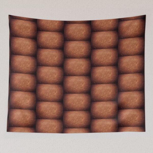 Item preview, Dark brown scratched texture abstract designed and sold by Arletta Cwalina.