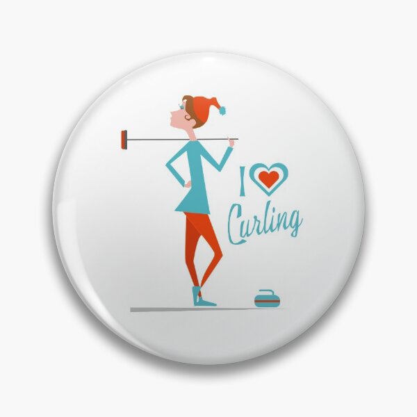 Item preview, Curling Girl designed and sold by Tikicatdesign.