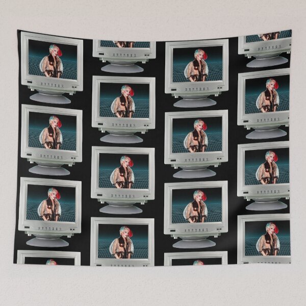 Item preview, Dale Bozzio Missing Persons on Retro Screen designed and sold by Taleahsdesigns.