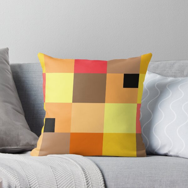 Item preview, Autumn Hues Squares With A Pop of Black designed and sold by ThisNThatImages.