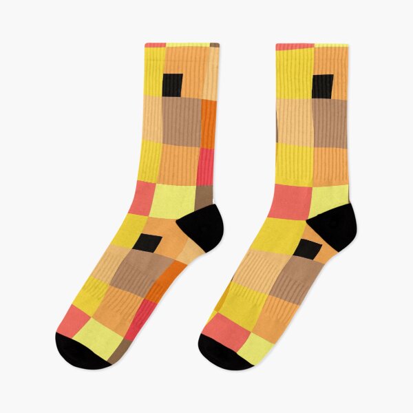 Item preview, Autumn Hues Squares With A Pop of Black designed and sold by ThisNThatImages.