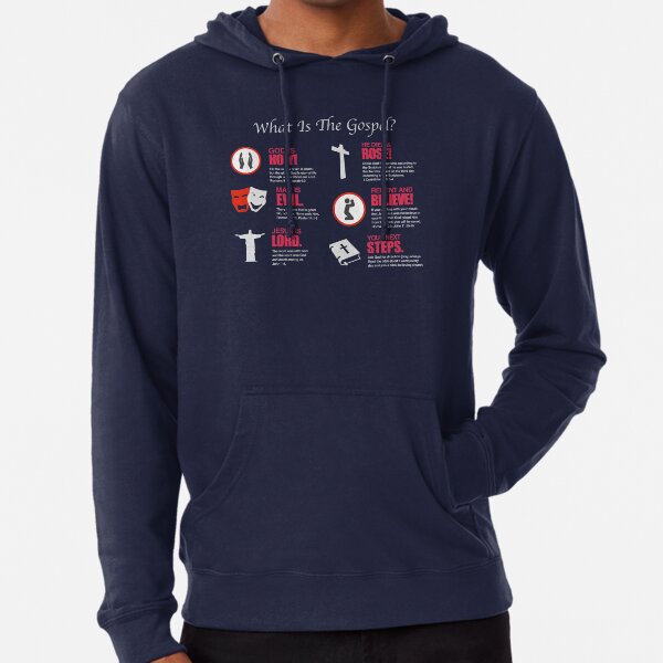 What is the Gospel? Lightweight Hoodie