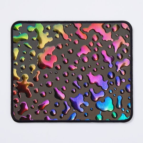 Item preview, Oil Slick Raindrops designed and sold by uggoff.