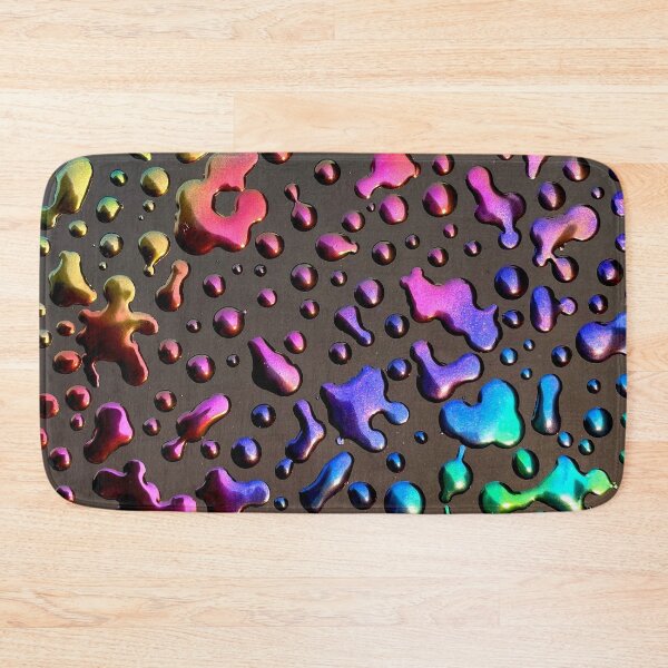 Item preview, Oil Slick Raindrops designed and sold by uggoff.