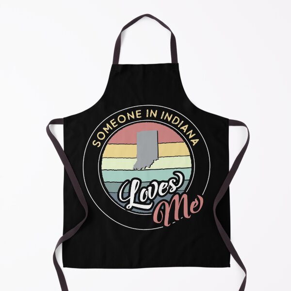 Item preview, Someone in Indiana Loves Me Vintage Sunset State Map designed and sold by jutulen.