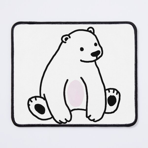 Item preview, Polar Bear Fam Sitting Bear designed and sold by olivialaprise.