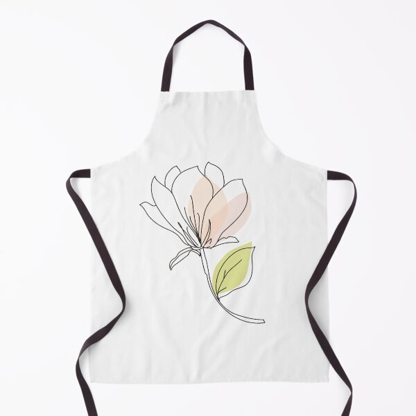Item preview, magnolia line art, magnolia illustration designed and sold by princessmi-com.