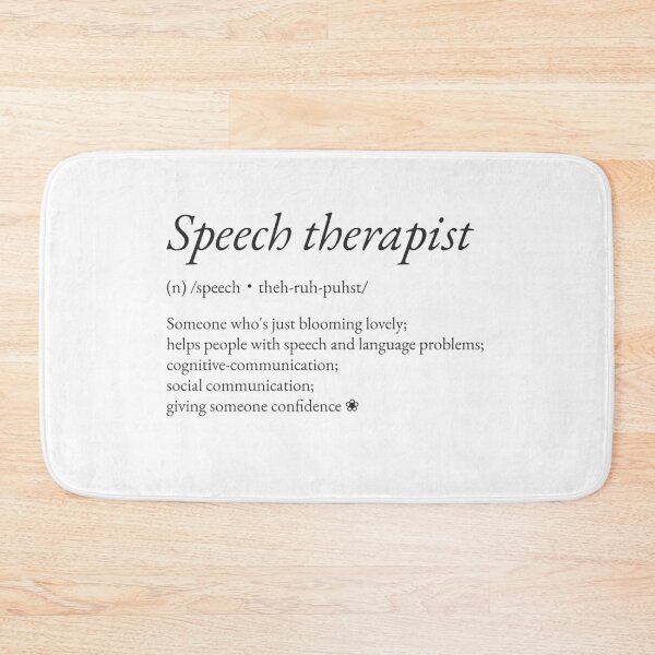 Item preview, SLP - Speech therapist giving someone confidence  designed and sold by CreateCharMe.