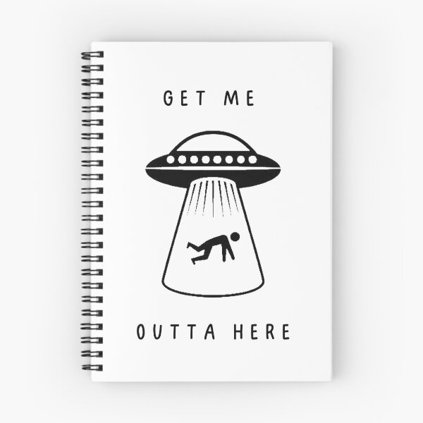 Aperçu de l'œuvre Sortez-moi d'ici Alien Abduction Funny Design créée et vendue par simpleDesignerr.