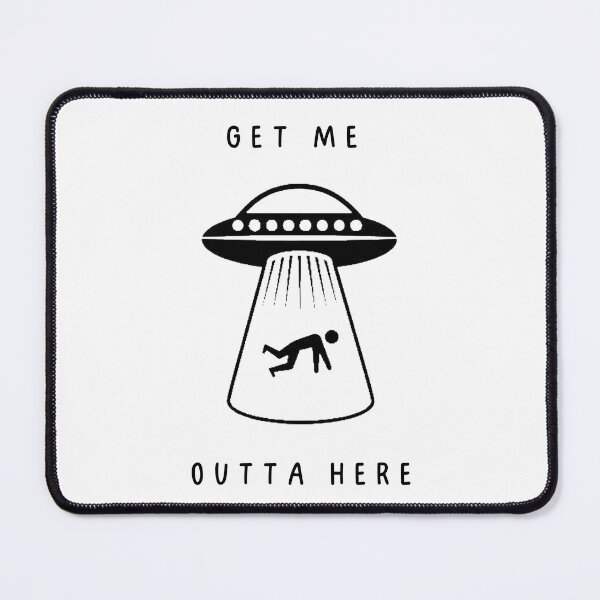 Item preview, Get Me Outta Here Alien Abduction Funny Design designed and sold by simpleDesignerr.