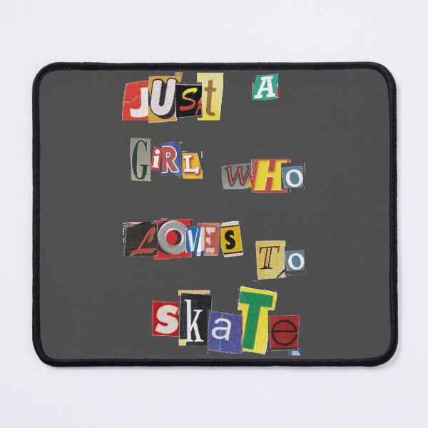Item preview, just a girl who loves to skate - a magazine collage designed and sold by -justb-.