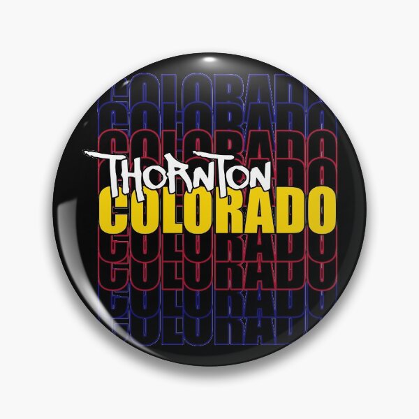 Item preview, Thornton Colorado State Flag Typography designed and sold by that5280lady.