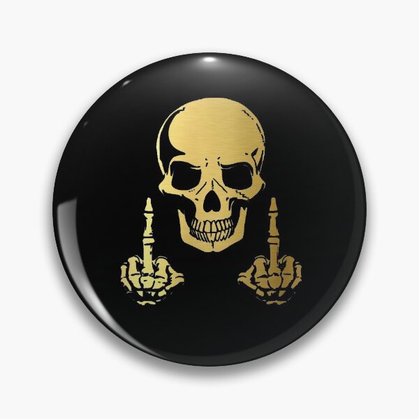 Item preview,  Metallic Funny Skull designed and sold by freeArt10.