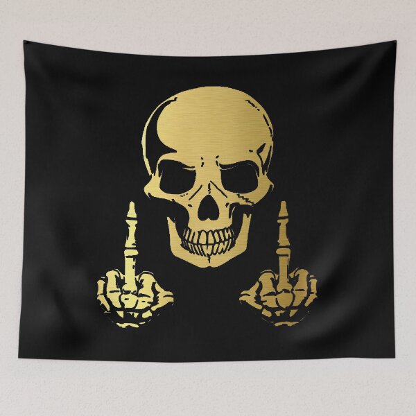 Item preview,  Metallic Funny Skull designed and sold by freeArt10.