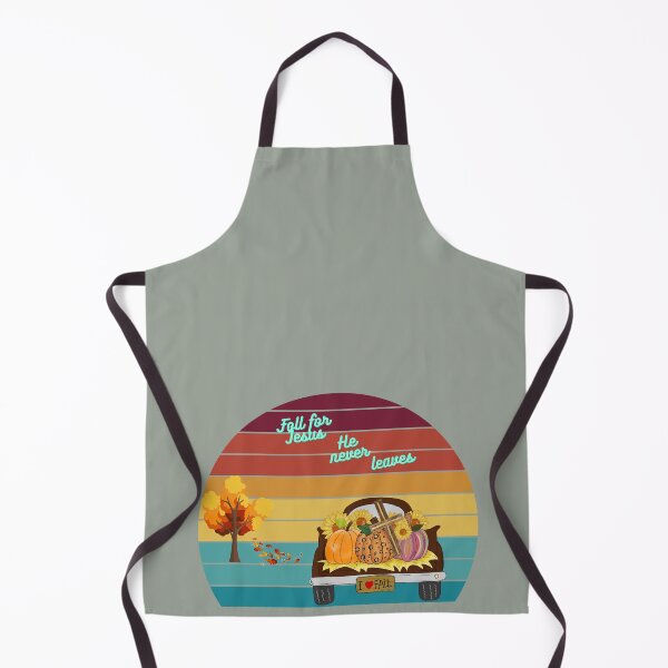 Item preview,  Fall For Jesus He Never Leaves Retro Thanksgiving Christian gift design designed and sold by Sheepherder120.