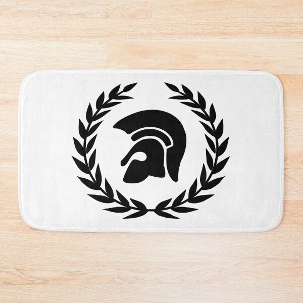 Item preview, Warrior Helmet and Laurel Wreath - Black designed and sold by Coczzi.