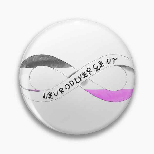 Item preview, Neurodivergent Infinity Sign AsexualPride Design designed and sold by UpInFlamesWrite.