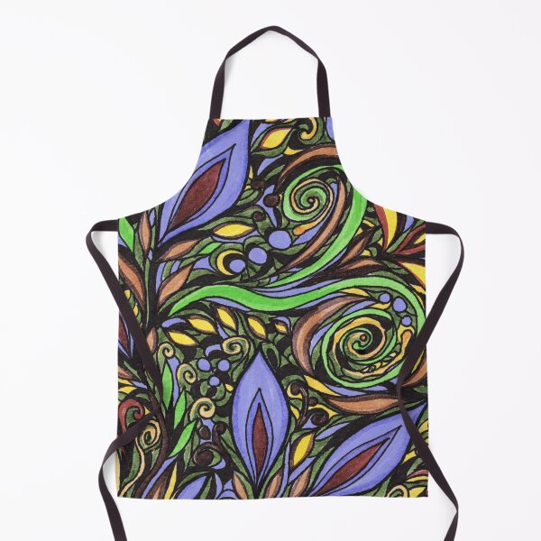 Item preview, Majestic Flowers And Leaves Pattern Tiffany Stained Glass Mosaic Style VIII designed and sold by Irina Sztukowski.