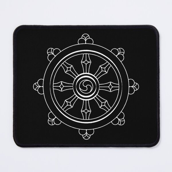 Item preview, Wheel of Dharma Dharmachakra designed and sold by signsandsymbols.